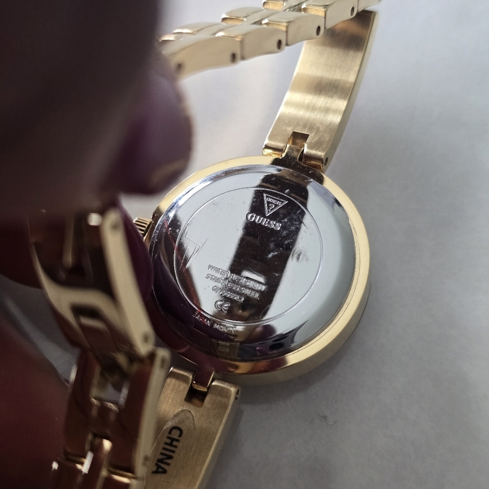 Women's Analog Gold-Tone Stainless Steel Watch 27mm Women New - Picture 8 of 10